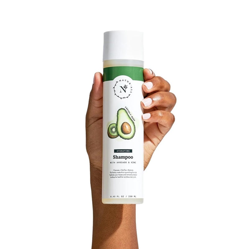 NaturAll Cleansing Sulfate-Free Avocado Shampoo | All Natural, Silicone-Free, Paraben-Free, Cruelty-Free | For Dry, Curly, Coily, or Frizzy Hair | 8 oz - Image 2